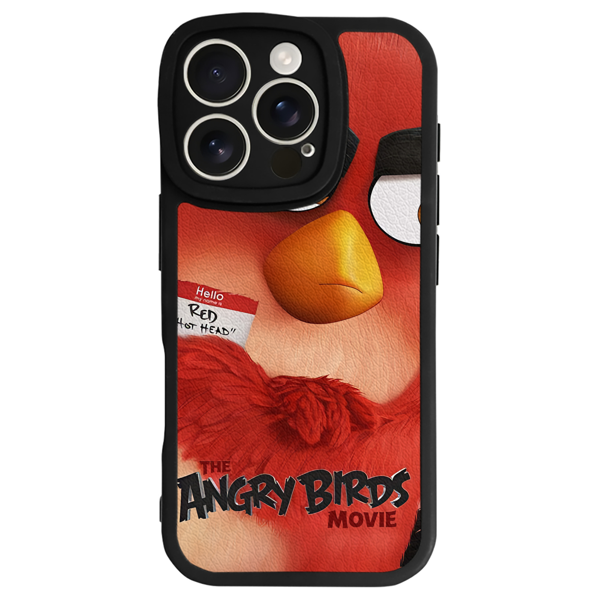 （画像用） Angry Birds アングリーバード 【iPhone 16シリーズ対応】シリコンスマホケース（レザー調） 材質：シリコン